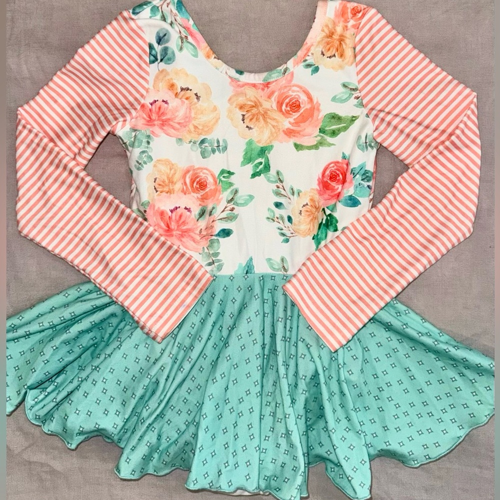 Cheeky Plum Pink Floral Leotard